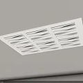 Modern Flush Mount Ceiling Lights With Wave Texture And Various Shapes For Contemporary Spaces 3d model