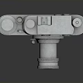 3D Rendered Vintage Camera Electronics Design Featuring Classic Appearance And Metal Details