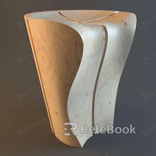 Log Stool Bar Stool Shoe Changing Stool Low Stool model