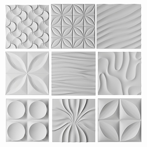 Modern wall panel wall decoration wall panel 3d model