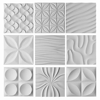 Modern wall panel wall decoration wall panel 3d model
