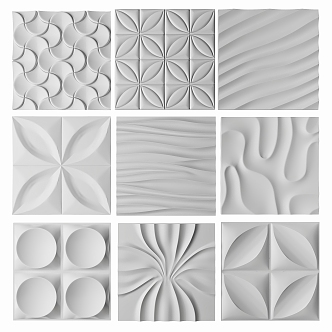 Modern wall panel wall decoration wall panel 3d model