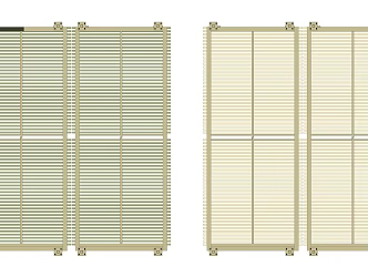 Modern blinds 3d model