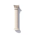 European Roman Column 3d model
