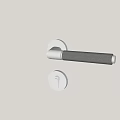 Sleek Modern Door Handle Featuring Textured Black Grip And High Quality Stainless Steel Finish