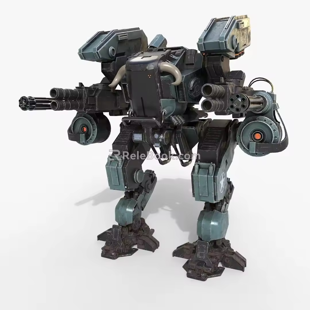 Mecha sci-fi mecha 3d model