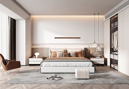 Modern Bedroom 3d model