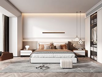 Modern Bedroom 3d model