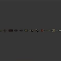 Various Types of Weapons Featuring Swords Axes Hammers Daggers and Clubs Displayed