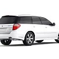 Sleek White Station Wagon Car With Modern Design Alloy Wheels And Front Fascia