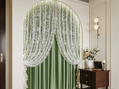 Luxury European Style White Wardrobe with Carved Patterns and Sliding Door Design 3d model