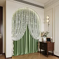 Luxury European Style White Wardrobe with Carved Patterns and Sliding Door Design