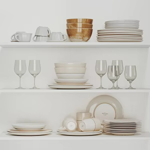 Modern Tableware 3d model