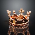 European-style Crown Crown Crown 3d model