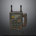 Vintage Uniden Electronic Device with Two Antennas Handset Display and Keypad