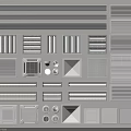 Various Types Of Grille Lights With Different Designs And Shapes For Ceiling Installation