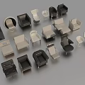 Various Single Chairs With Modern Design And Different Styles For Home