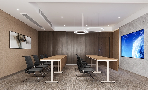 Modern Conference Room 3d model