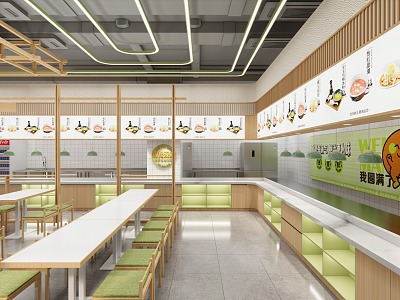 Modern Fast Food Restaurant Fast Food Restaurant model