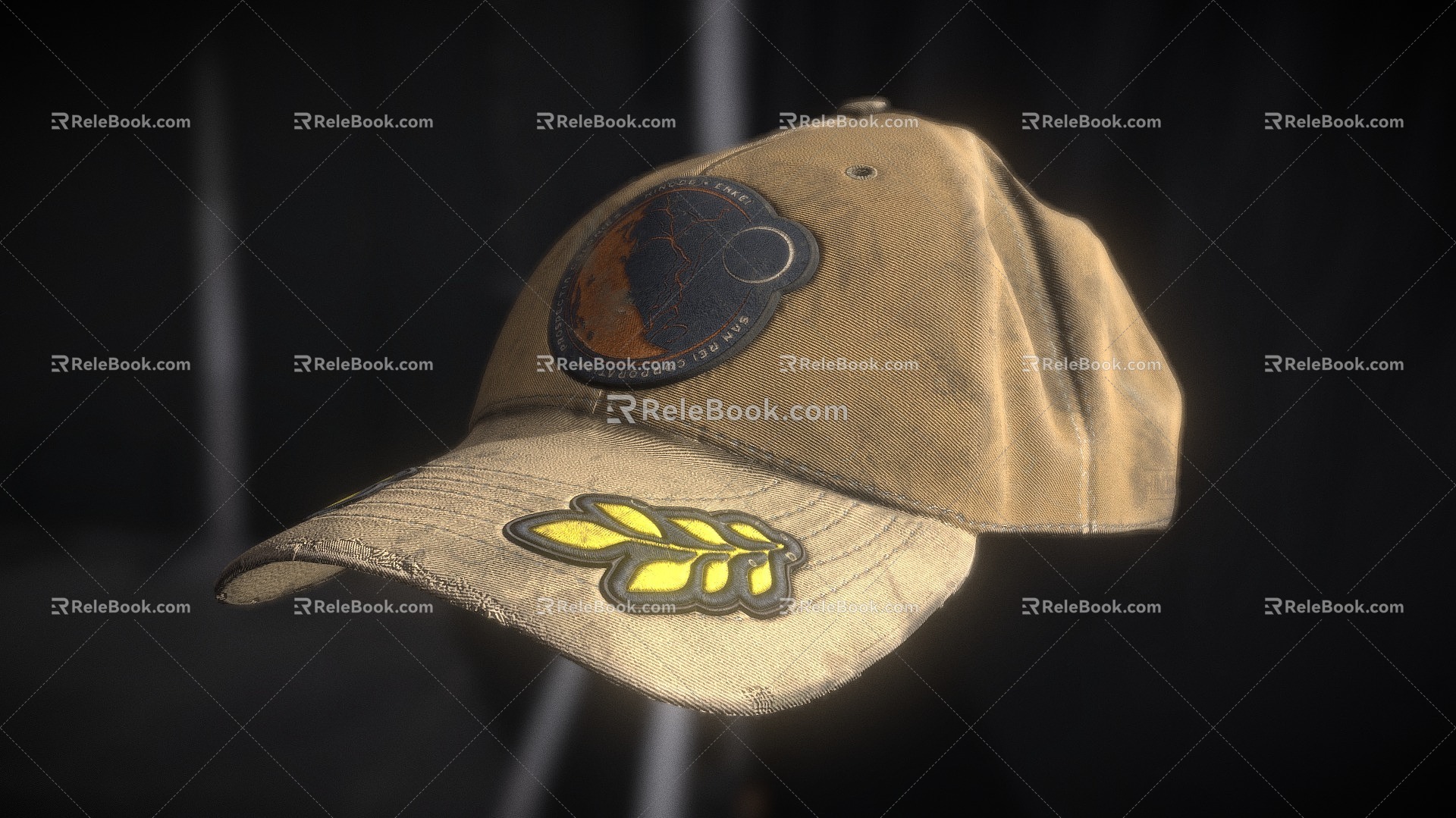 Modern hat 3d model