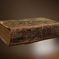Old Vintage Book Featuring Worn Cover And Aged Classic Pages Design