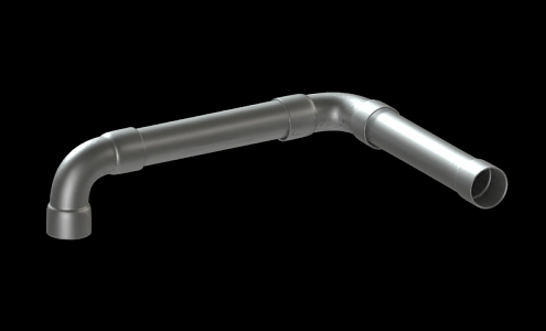 Modern Piping 3d model