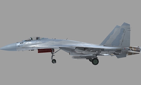 PBR Su 35 11 Coated Su 35 Cy35 Fighter 3d model