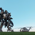 Modern Robot Transformers 3d model