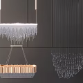 Various Modern Chandelier Designs With Crystal Fringe Tassel And Metal Frame