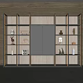 Modern Poliform bookcase 3d model