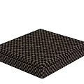 Classic Checkered Fabric Mattress With Dark And Light Grid Pattern Design 3d model