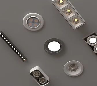 Modern downlight spotlight open-mounted downlight recessed downlight spotlight downlight 3d model