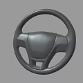 Modern Car Steering Wheel Design Features Sleek Black Finish And Ergonomic Comfortable Grip