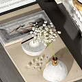Elegant Decorative Ornament Set With Globe Open Books Eyeglasses And Tray