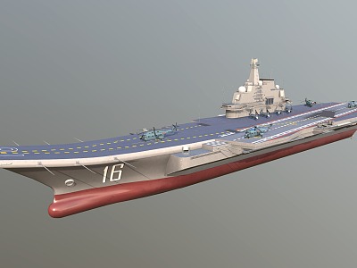 Liaoning aircraft carrier type 001 aircraft carrier domestic aircraft carrier 3d model