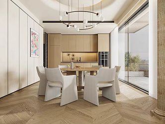 Modern Restaurant 3d model