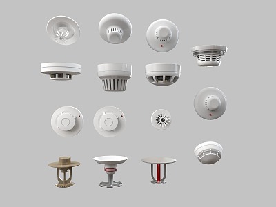 Sirens Emergency Alarm Smoke Alarm Monitor 3d model