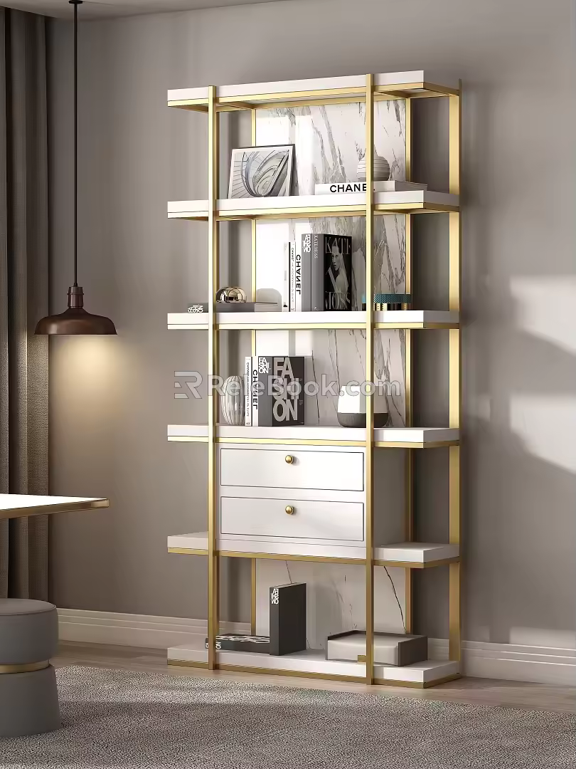 Modern Storage Rack 3d model