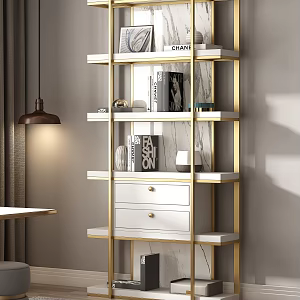 Modern Storage Rack 3d model