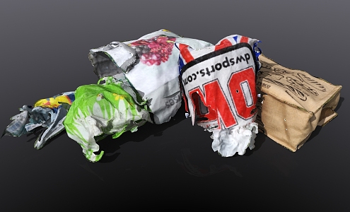 Old living things, old bags 3d model