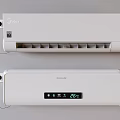Midea Air Conditioner With Digital Display And 26 Degrees Celsius Setting 3d model