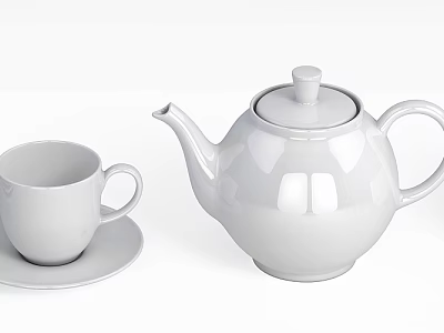 Tea Set 3d model Tea Set 3d model