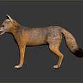 3D Animated Fox Game Character With Vibrant Orange Fur And Open Mouth