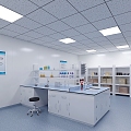 Modern Laboratory Environmental Protection Physical and Chemical Laboratory 3d model