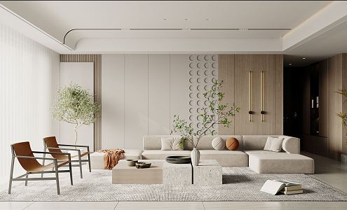 The Silent Living Room 3d model