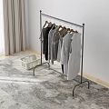 Modern Drying Rack Floor Drying Rack 3d model