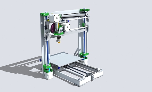 Printer Industry Stereo 3d model