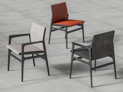 Poliform PANEMA Single Chair Dining Chair 3d model