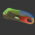 Modern Sleek Motorcycle With Streamlined Body And Orange Accents In 3D Rendering