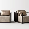 Single sofa 3d model